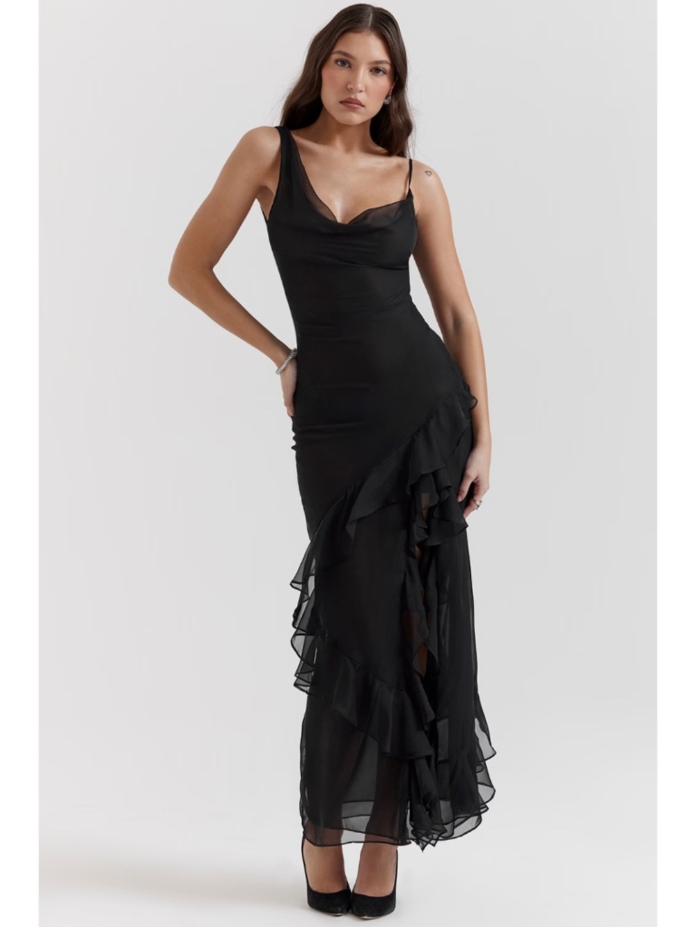 NEW House of CB Malila Dress Black Large+ (XL)